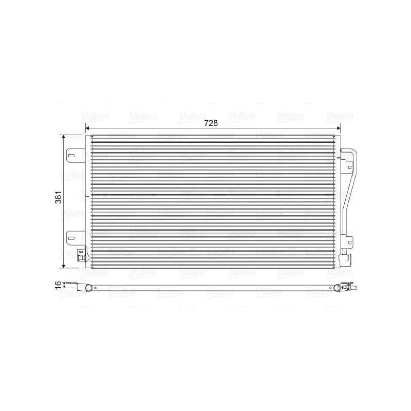 Condenseur, climatisation VALEO 817601