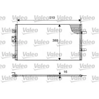 Condenseur, climatisation VALEO 817602