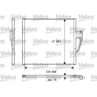 Condenseur, climatisation VALEO 817607