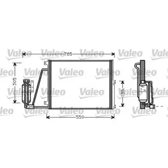 Condenseur, climatisation VALEO 817670