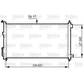 Condenseur, climatisation VALEO 817836