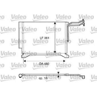 Condenseur, climatisation VALEO