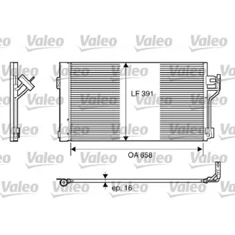 Condenseur, climatisation VALEO 817842