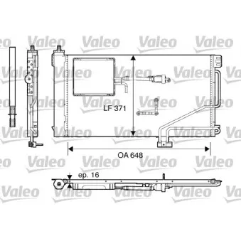 Condenseur, climatisation VALEO 817849