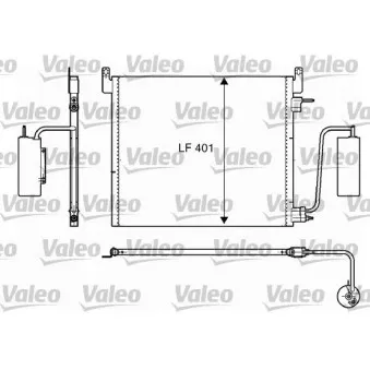 Condenseur, climatisation VALEO 817853