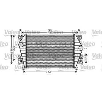 Intercooler, échangeur VALEO 817864