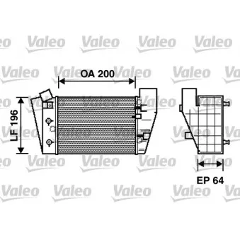 Intercooler, échangeur VALEO 817869