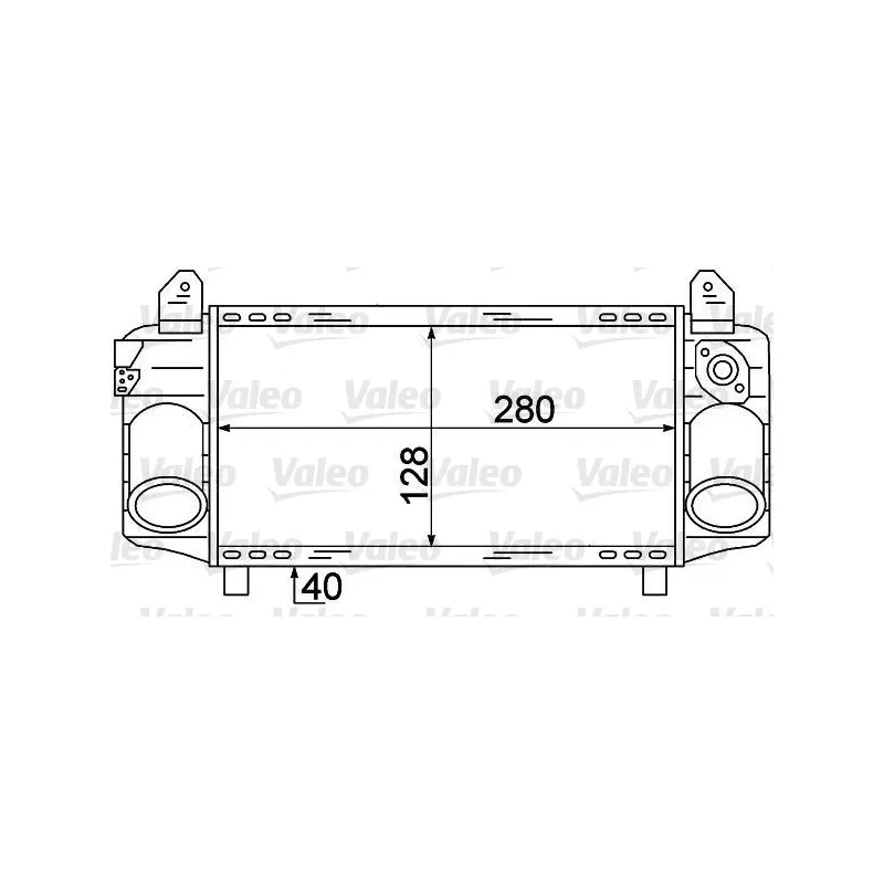 Intercooler, échangeur VALEO 817872