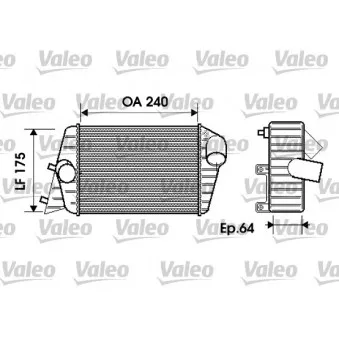 Intercooler, échangeur VALEO 817879