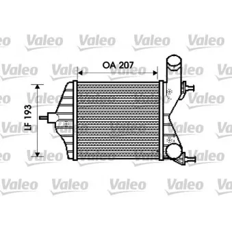 Intercooler, échangeur VALEO 817882