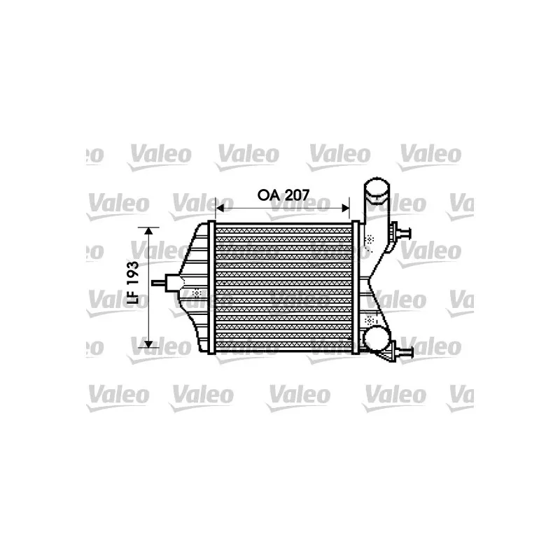 Intercooler, échangeur VALEO 817882