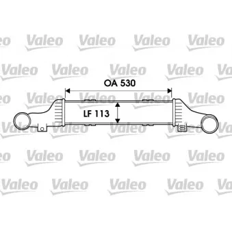 Intercooler, échangeur VALEO 817911