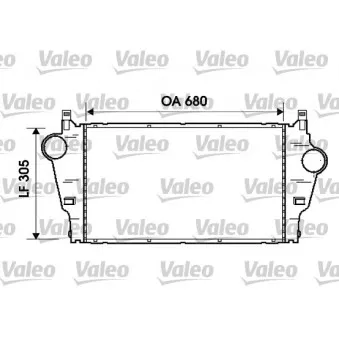 Intercooler, échangeur VALEO 817926