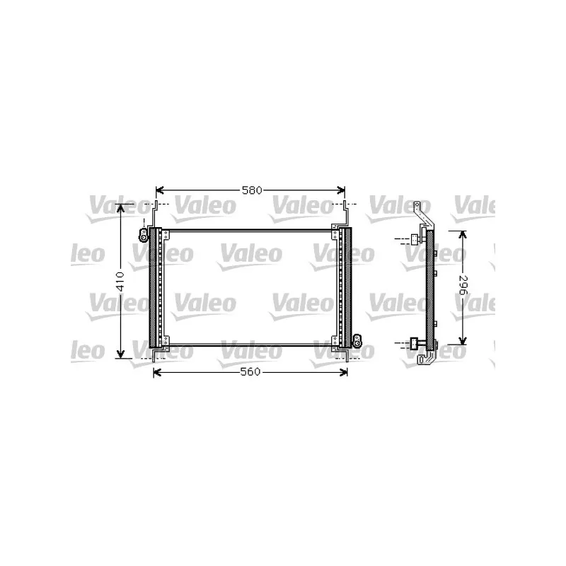 Condenseur, climatisation VALEO 818007