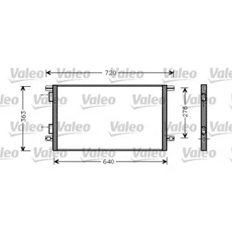 Condenseur, climatisation VALEO 818008