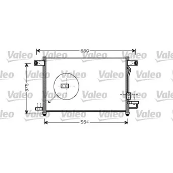 Condenseur, climatisation VALEO 818061