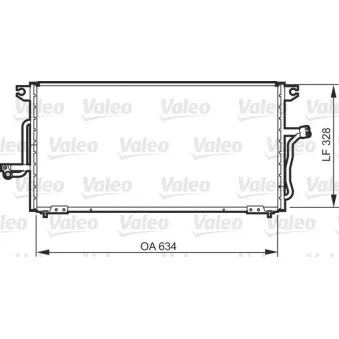 Condenseur, climatisation VALEO 818081