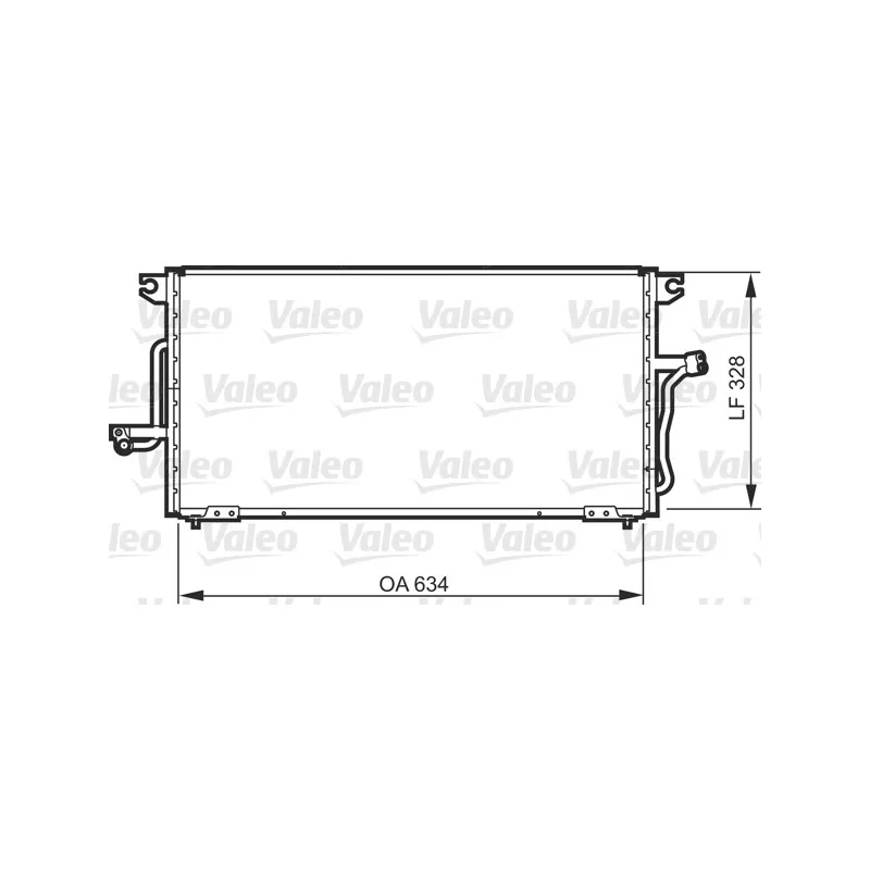 Condenseur, climatisation VALEO 818081