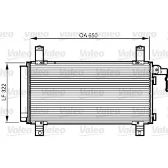 Condenseur, climatisation VALEO 818090