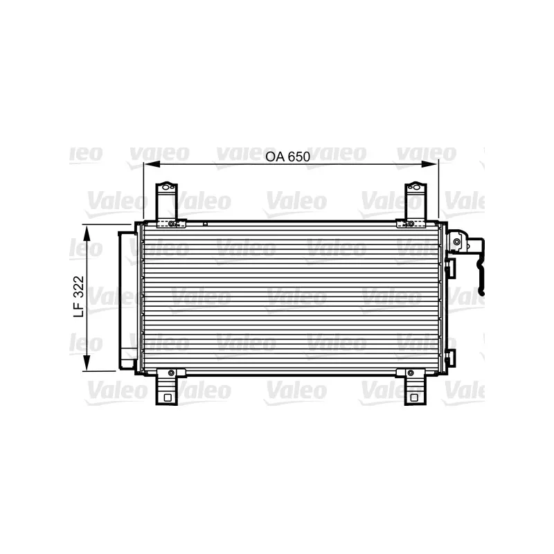 Condenseur, climatisation VALEO 818090