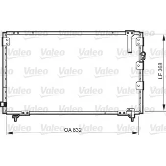 Condenseur, climatisation VALEO 818105