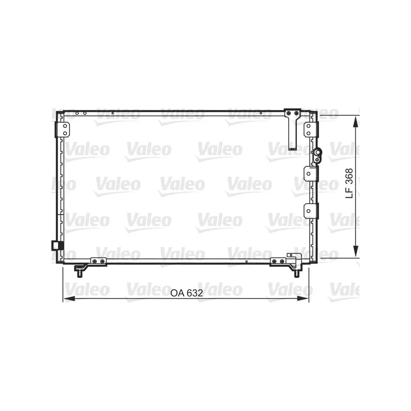 Condenseur, climatisation VALEO 818105