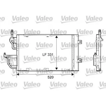 Condenseur, climatisation VALEO 818168