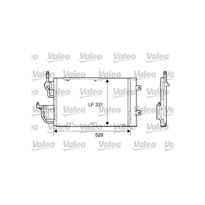 Condenseur, climatisation VALEO 818168