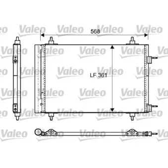 Condenseur, climatisation VALEO 818170