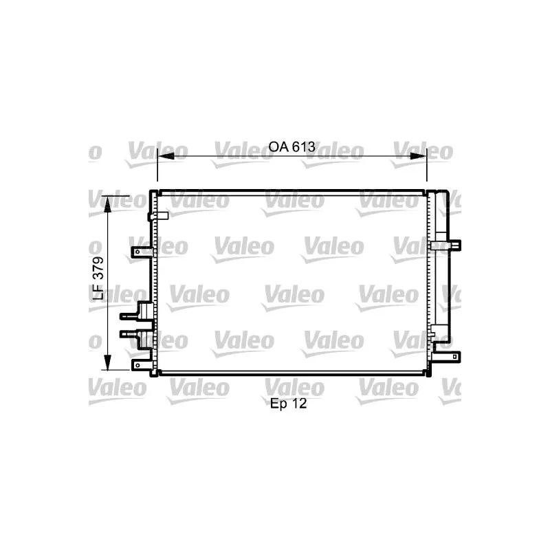 Condenseur, climatisation VALEO 818187