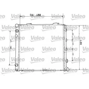 Radiateur, refroidissement du moteur VALEO 819373