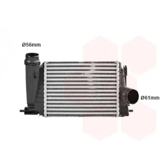 Intercooler, échangeur VAN WEZEL 13014717