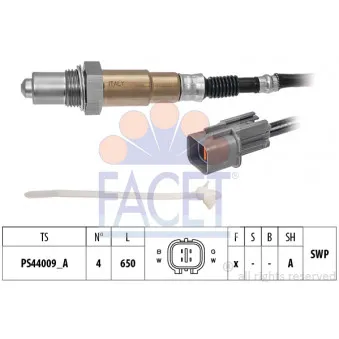 Sonde lambda FACET 10.8550