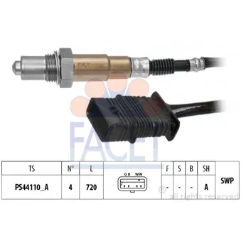 Sonde lambda FACET 10.8554