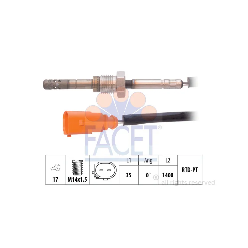 Capteur, température des gaz FACET 22.0174