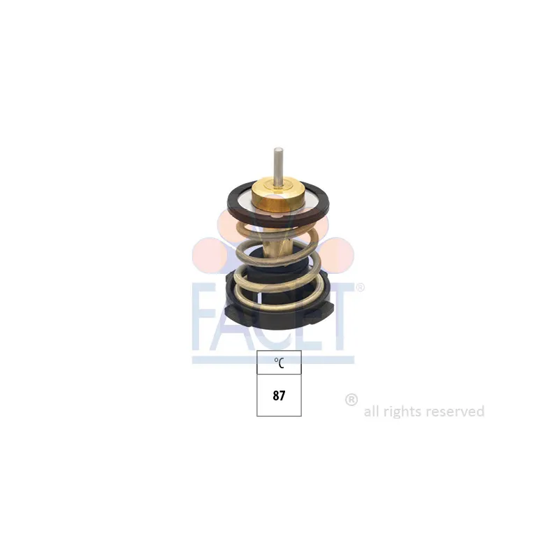 Thermostat, liquide de refroidissement FACET 7.8956S