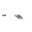 Courroie trapézoïdale à nervures GATES 4PK916-890SF - Visuel 2