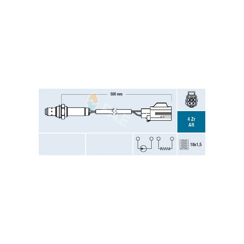 Sonde lambda FAE 75614