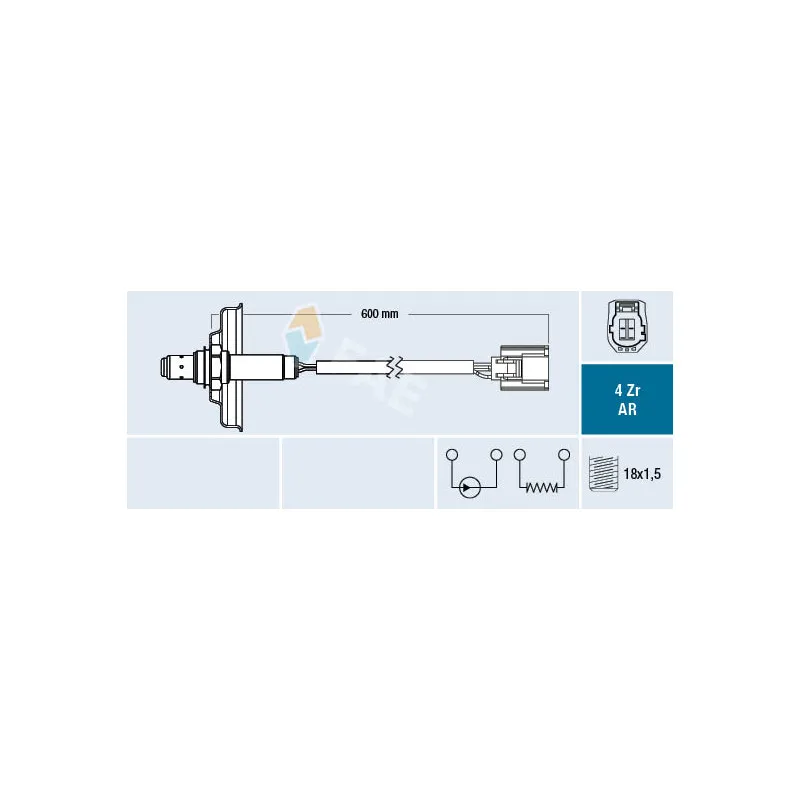 Sonde lambda FAE 75636