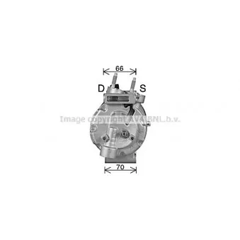 Compresseur, climatisation AVA QUALITY COOLING FDAK674