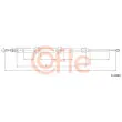 Tirette à câble, frein de stationnement COFLE 11.6684 - Visuel 1