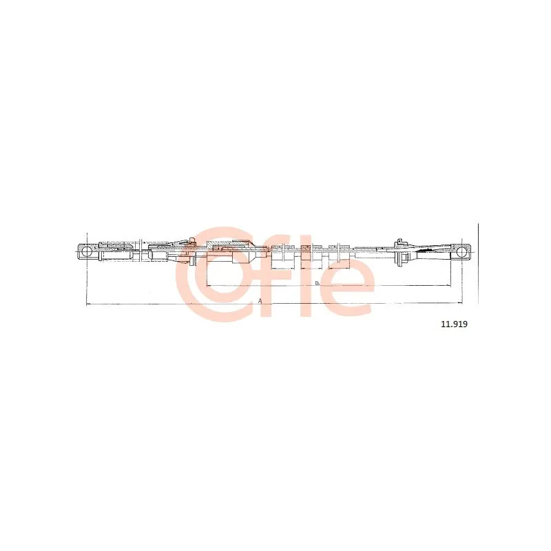 Câble d'accélération COFLE 11.919