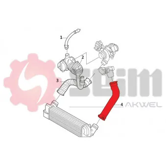 Gaine de suralimentation SEIM 981740