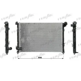 Radiateur, refroidissement du moteur FRIGAIR 0102.3090