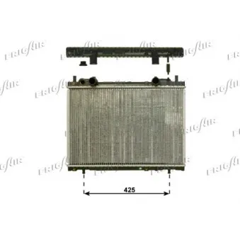 Radiateur, refroidissement du moteur FRIGAIR 0104.3087