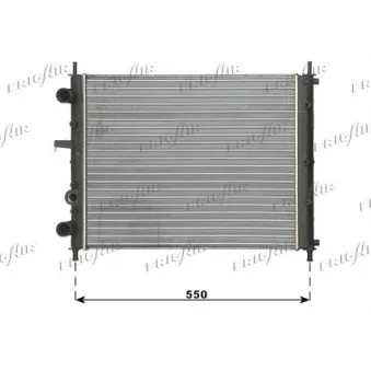 Radiateur, refroidissement du moteur FRIGAIR 0104.3093