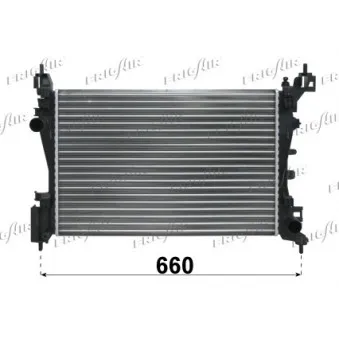 Radiateur, refroidissement du moteur FRIGAIR 0104.3158