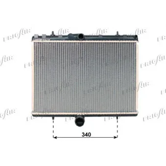 Radiateur, refroidissement du moteur FRIGAIR 0104.3167