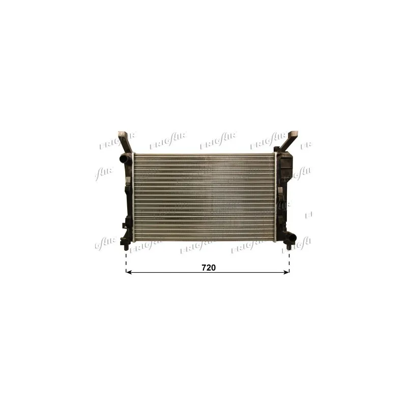 Radiateur, refroidissement du moteur FRIGAIR 0106.3103