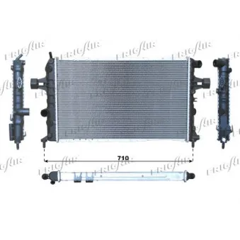 Radiateur, refroidissement du moteur FRIGAIR 0107.3063